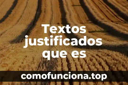 Que es el tree plan 8 Textos justificados que es