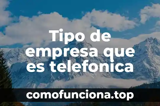 Tipo de planta que es el aguacate 3 Tipo de empresa que es telefonica