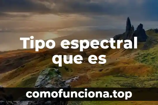 Que es el na2s tipo de compuesto 5 Tipo espectral que es