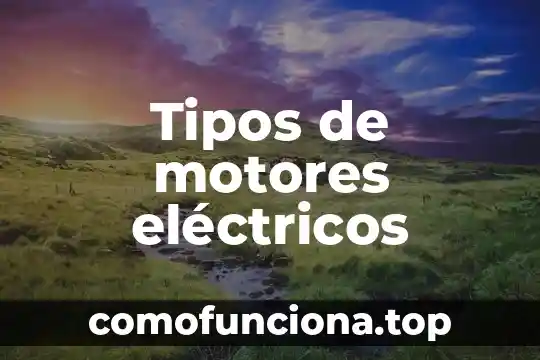 Que es una casa de cultura caracteristicas tipos 5 Tipos de motores eléctricos