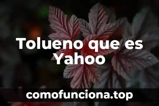 Que es cargo de conciencia yahoo 8 Tolueno que es Yahoo