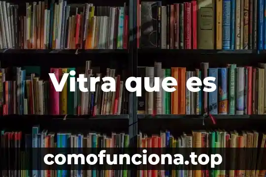 Que es un biombo informativo 6 Vitra que es