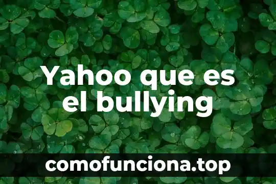 Que es una costumbre y q es una tradicion yahoo 5 Yahoo que es el bullying