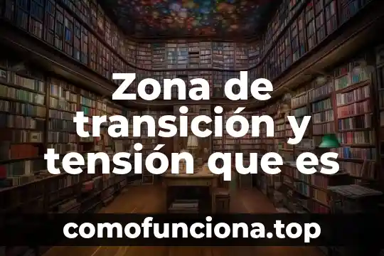 Que es la transicion del pensamiento en ciencias sociales 5 Zona de transición y tensión que es